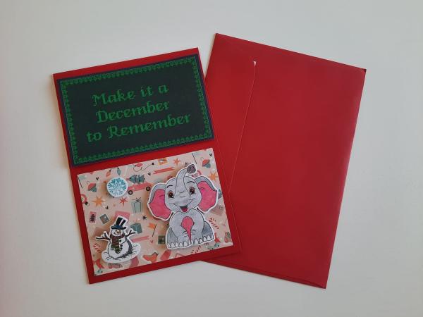 Weihnachtskarte "December"